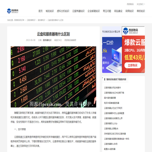 云盘和服务器有什么区别-服务器知识